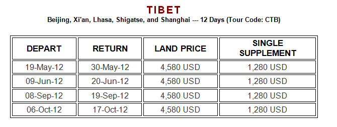 Tibet_Price2012