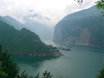 Three Gorges Three gorges river boat cruise