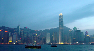 Hong Kong at dusk
