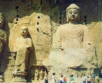 Luoyang Longmen large stone carved Buddhas