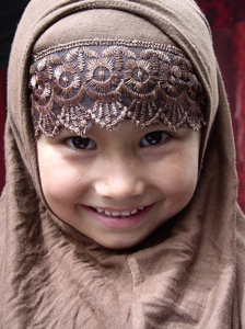 smiling girl, Silk Road, China