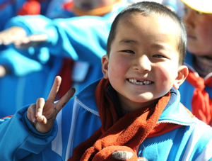 Smiling Chinese Boy